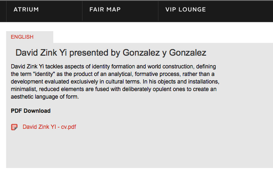 Finally: Just because it's online doesn't mean that it's devoid of that foreign language known as artspeak.